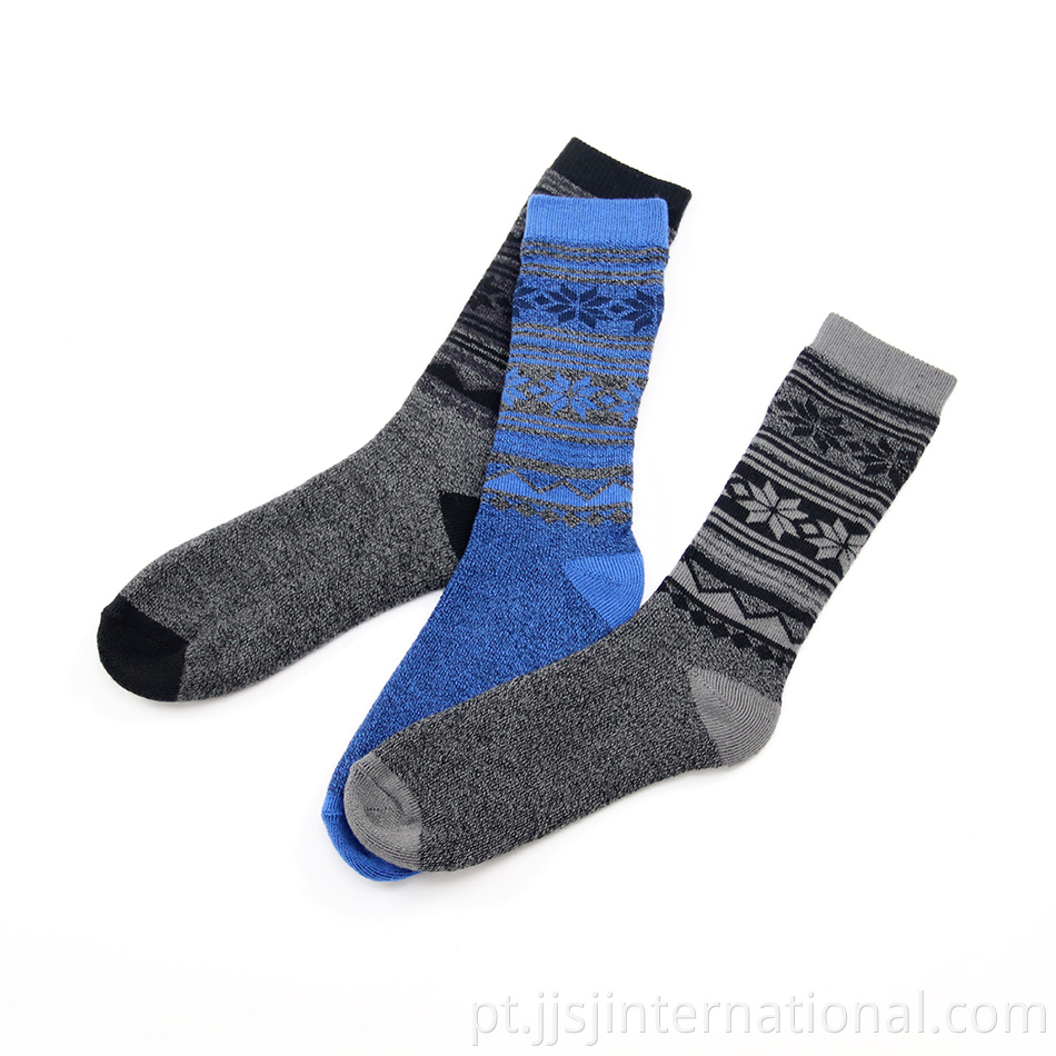Comfortable warm men's socks custom
